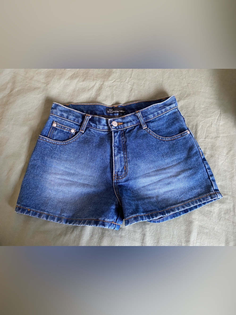 No Boundaries -Medium Wash Denim Shorts
